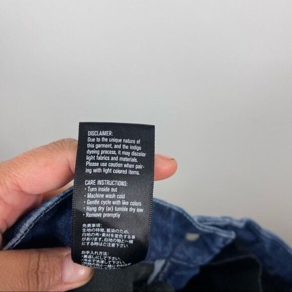 3x1 W2 Distressed Ripped Mid Rise Skinny Jeans Dark Wash Women's Size 24 - Picture 9 of 10